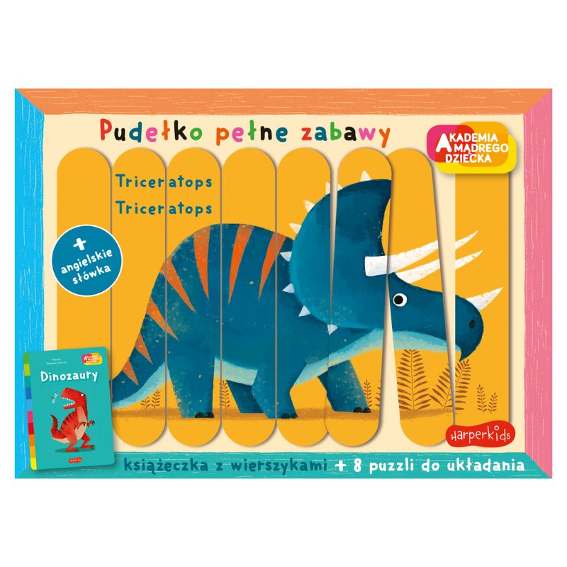 Dinozaurii Cărțoi Cu Adiții Puzzle Rime Pentru Copii Academia Inteligentului Copilului Cutie Plină De Distracție Zbigniew Dmitroca