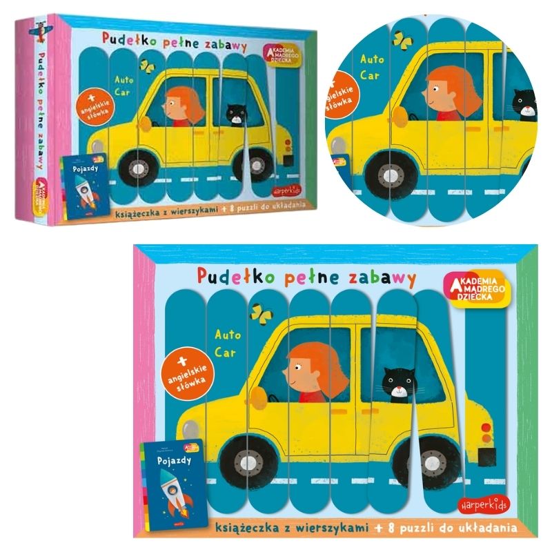 Vehicule Carte Cu Adăugiri Puzzle Poezii Pentru Copii Academia Inteligentului Copil Pachet Plin De Distracție Zbigniew Dmitroca