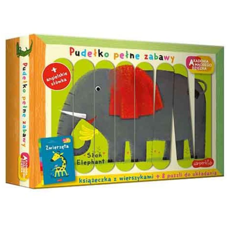 Animale Carte Cu Anexe Puzzles Rime Pentru Copii Academia Inteligentului Cutie Plină De Distracție Zbigniew Dmitroca