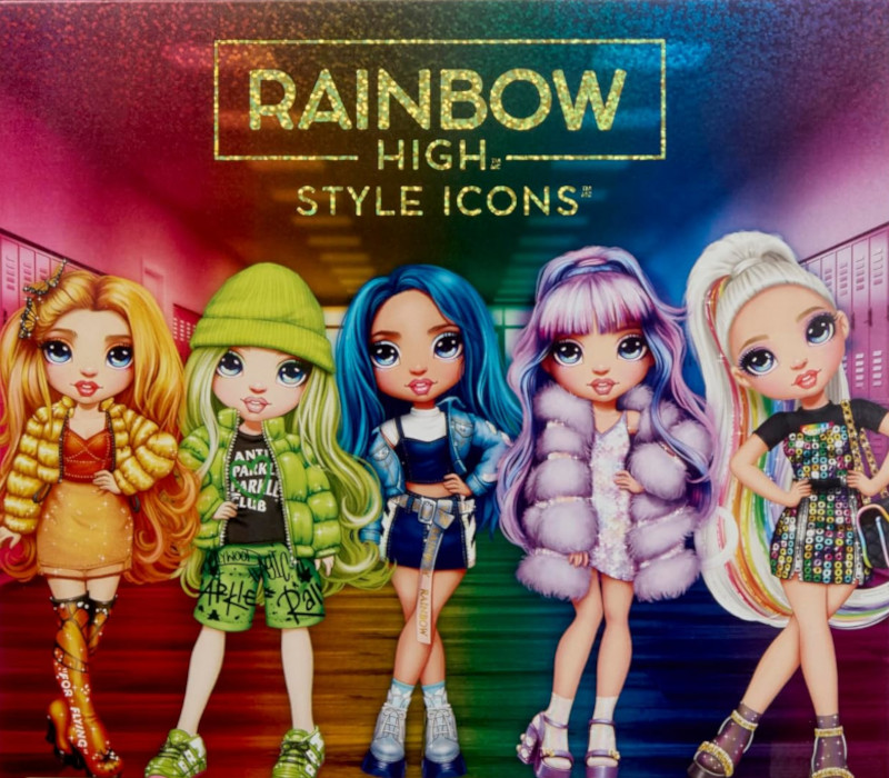 Lalka Modowa Dla Dzieci Rainbow High Style Icons Violet Willow Akcesoria 4+