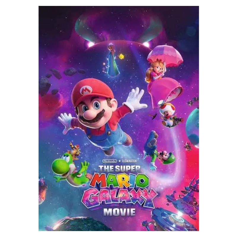 Ravensburger Puzzle 1000 Elementów Super Mario Galaxy Movie 7+