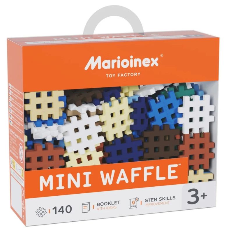 Marioinex Mini Waffle Klocki Konstrukcyjne Małe Edukacyjne Kreatywne Świat Natury 140 Sztuk