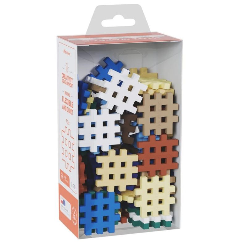 Marioinex Mini Waffle Klocki Konstrukcyjne Małe Edukacyjne Kreatywne Kolory Lasu 70 Sztuk