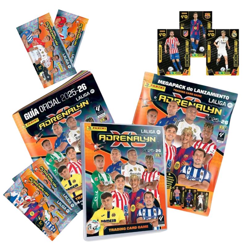 Panini Adrenalyn XL La Liga 2026 Megazestaw Startowy + Saszetki Z Kartami Karty Kolekcjonerskie