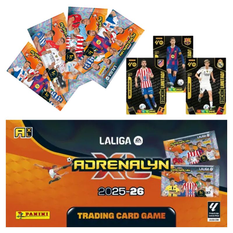 Panini Adrenalyn XL La Liga 2026 Megazestaw Startowy + Saszetki Z Kartami Karty Kolekcjonerskie