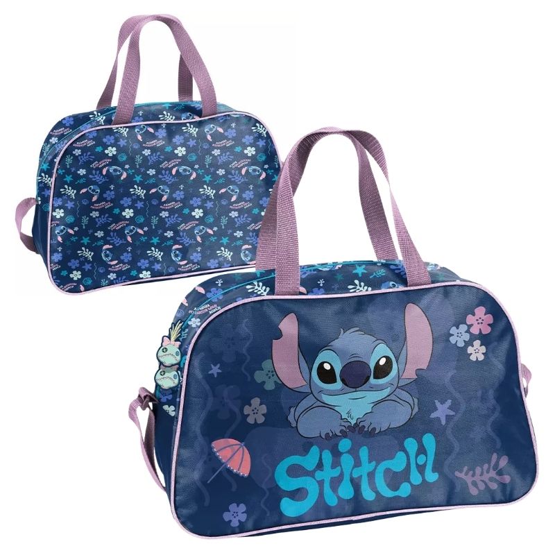 Paso Torba Sportowa Treningowa Podróżna Na WF Podróż Pojemna Dla Dzieci Stitch Coastal Cool