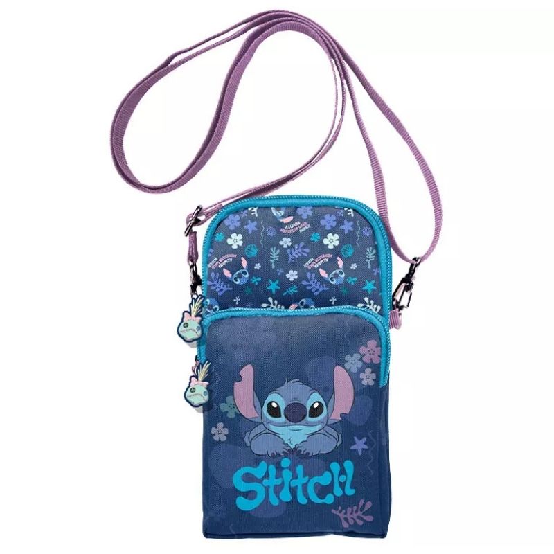 Paso Saszetka Na Telefon Torebka Na Szyję Na Sznurku Podręczna Stitch Coastal Cool