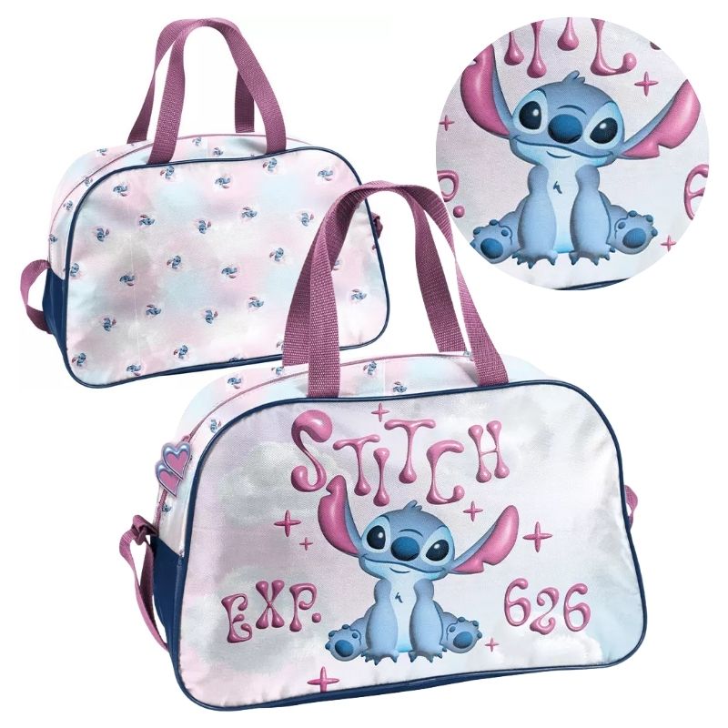 Paso Torba Sportowa Treningowa Podróżna Na WF Podróż Pojemna Dla Dzieci Stitch EXP. 626