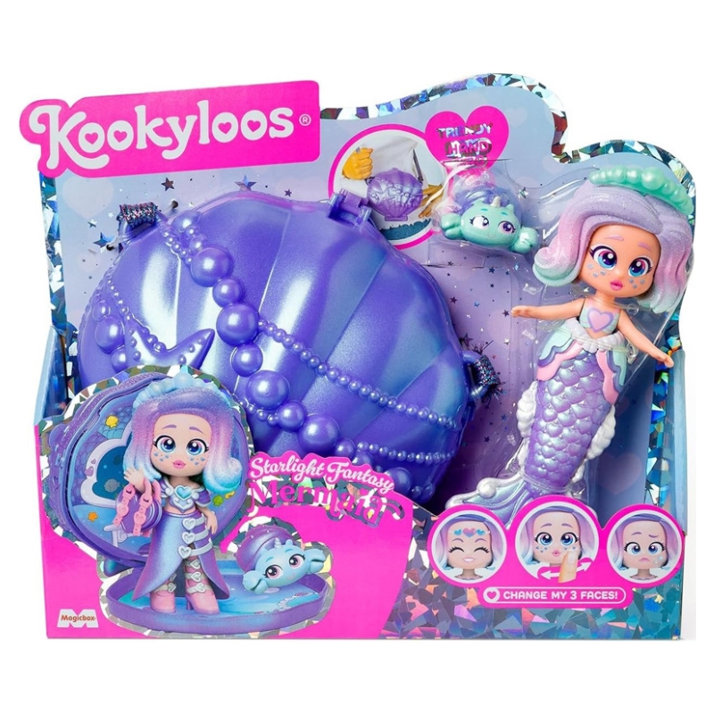 Zestaw Figurek Kookyloos Figurka Dla Dzieci Figurki Akcesoria Lalka Zabawka Starlight Fantasy Mermaid