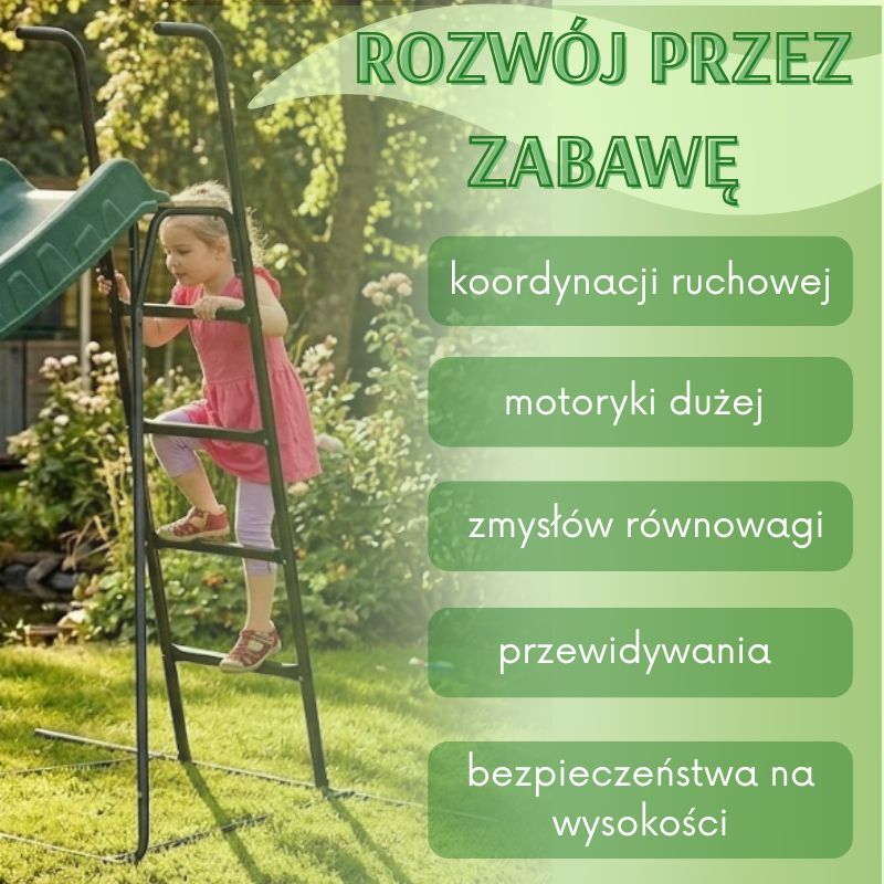 Drabinka Do Zjeżdżalni Podestowa Wolnostojący Podest Ogrodowy Na Ogród