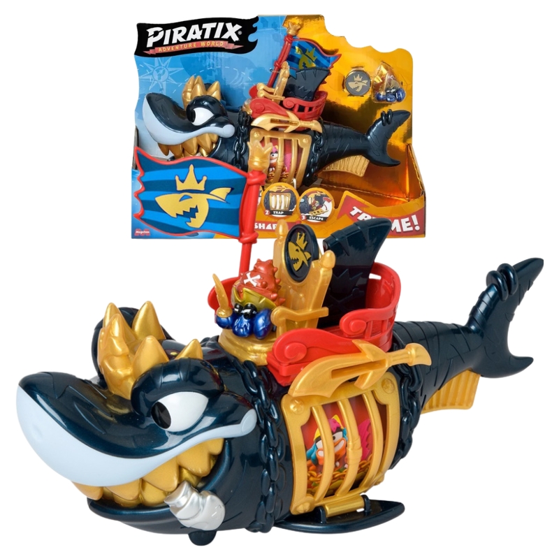 Figurki Piratix Kingshark Zestaw Figurek Zabawka Dziecięca Figurka Dla Dzieci Rekin