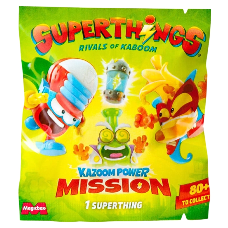 Saszetka Superthings Kazoom Power Mission Z Mini Figurką Dla Dzieci 3+ One Pack Figurka Niespodzianka