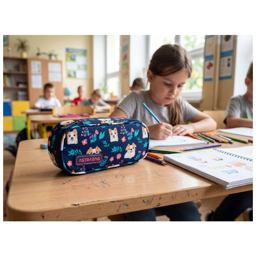 Astrabag Piórnik Jednokomorowy Saszetka Etui Na Przybory Szkolne