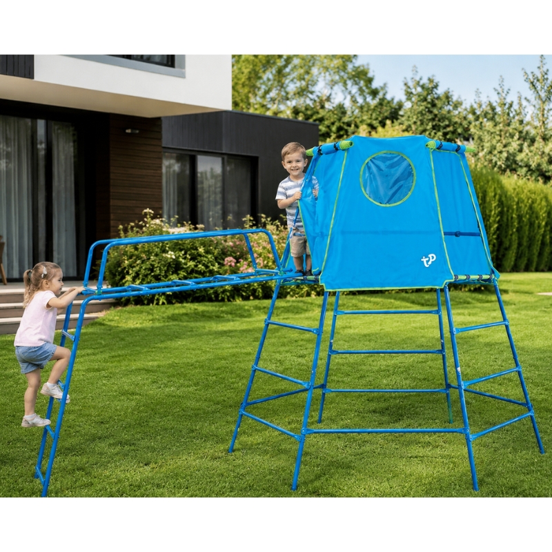 Plac Zabaw Domek Z Drabinką Wspinaczkową Dla Dzieci Domek Ogrodowy Do Wspinaczki Drabinka Wspinaczkowa Tp Toys