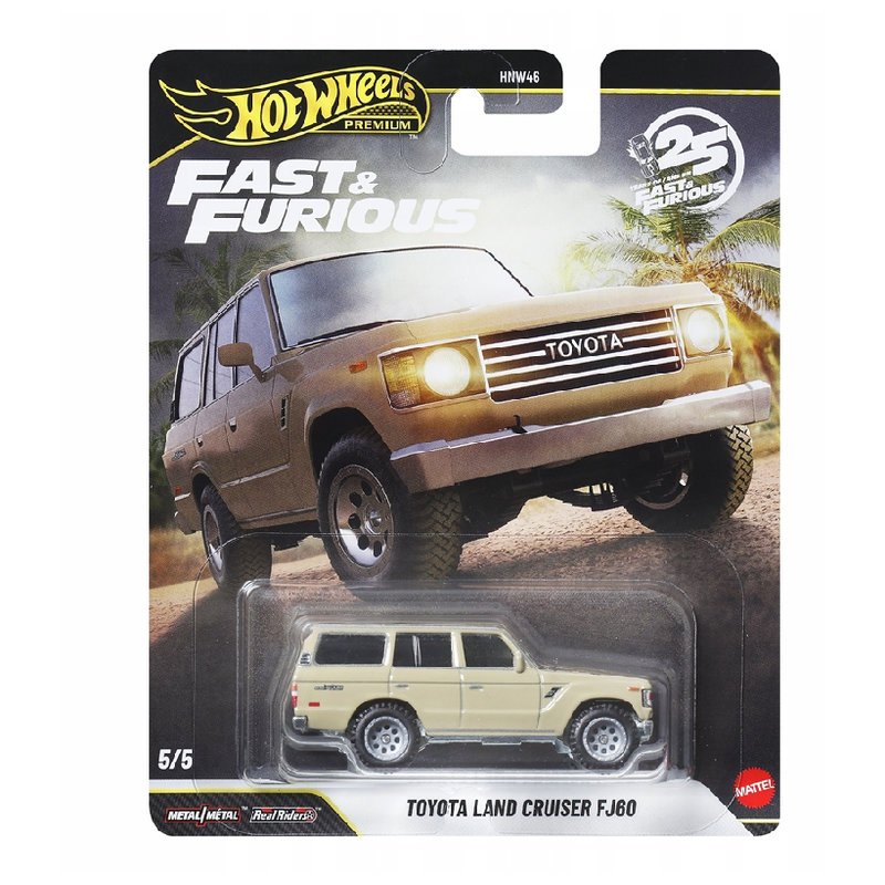 Hot Wheels Premium Fast & Furious Autko Kolekcjonerskie