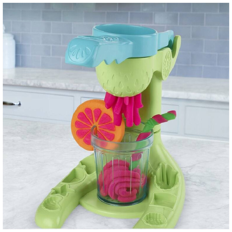 Play-Doh Kitchen Creations Ciastolina Masa Plastyczna Seria Kuchenna Zestaw Wyciskarka Do Soków Napoje Akcesoria 3+