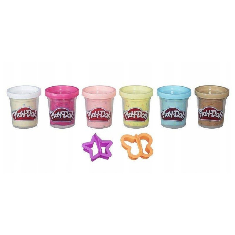 Play-Doh Ciastolina Zestaw Masa Plastyczna Confetti 6 Tub Tuby 3+ 