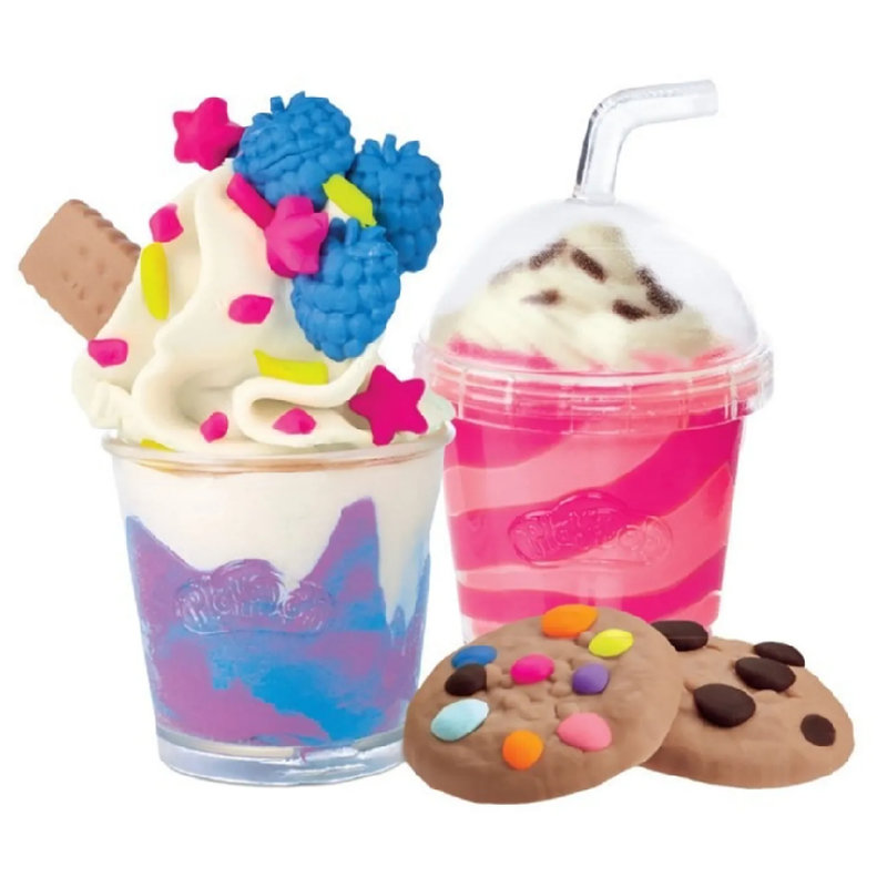 Play-Doh Kitchen Creations Ciastolina Masa Plastyczna Seria Kuchenna Zestaw Tęczowa Kawiarnia Akcesoria 3+