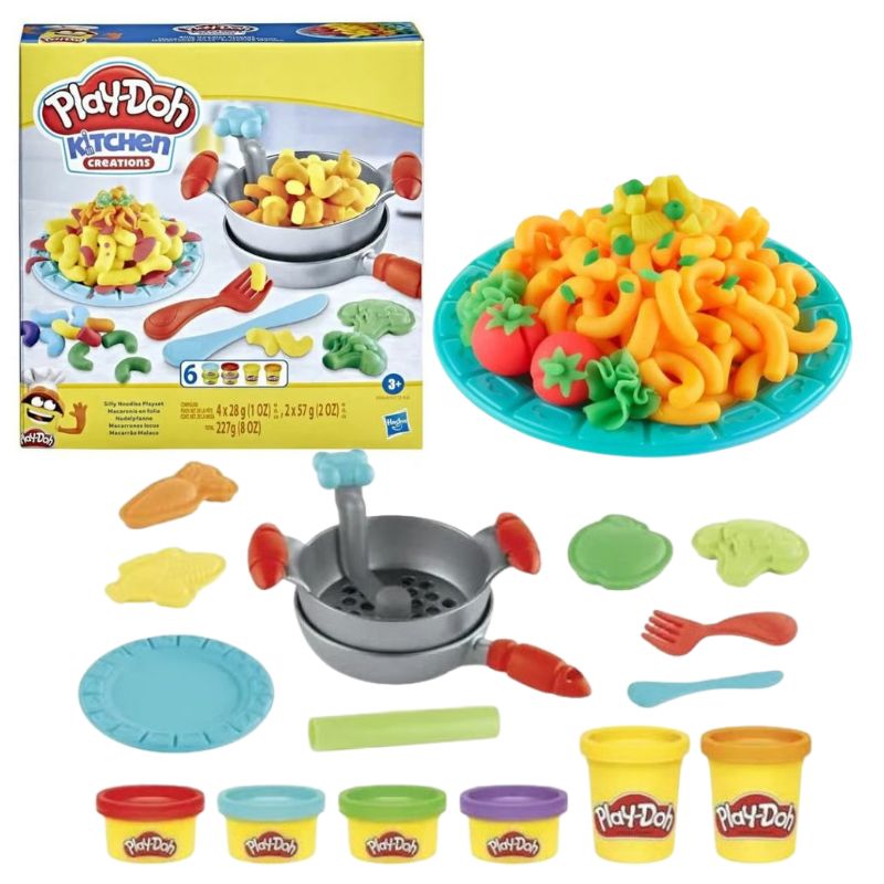 Play-Doh Kitchen Creations Ciastolina Masa Plastyczna Seria Kuchenna Zestaw Makaron Akcesoria 3+ 