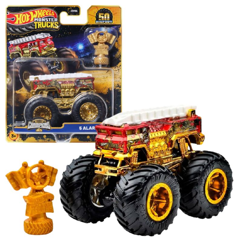 Hot Wheels Monster Trucks Trophy Champions Pojazd Samochodzik Autko Ciężarówka