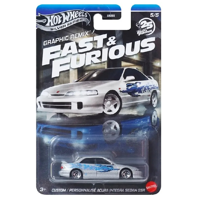 Hot Wheels Szybcy I Wściekli Fast & Furious Graphic Remix Autko Samochodzik