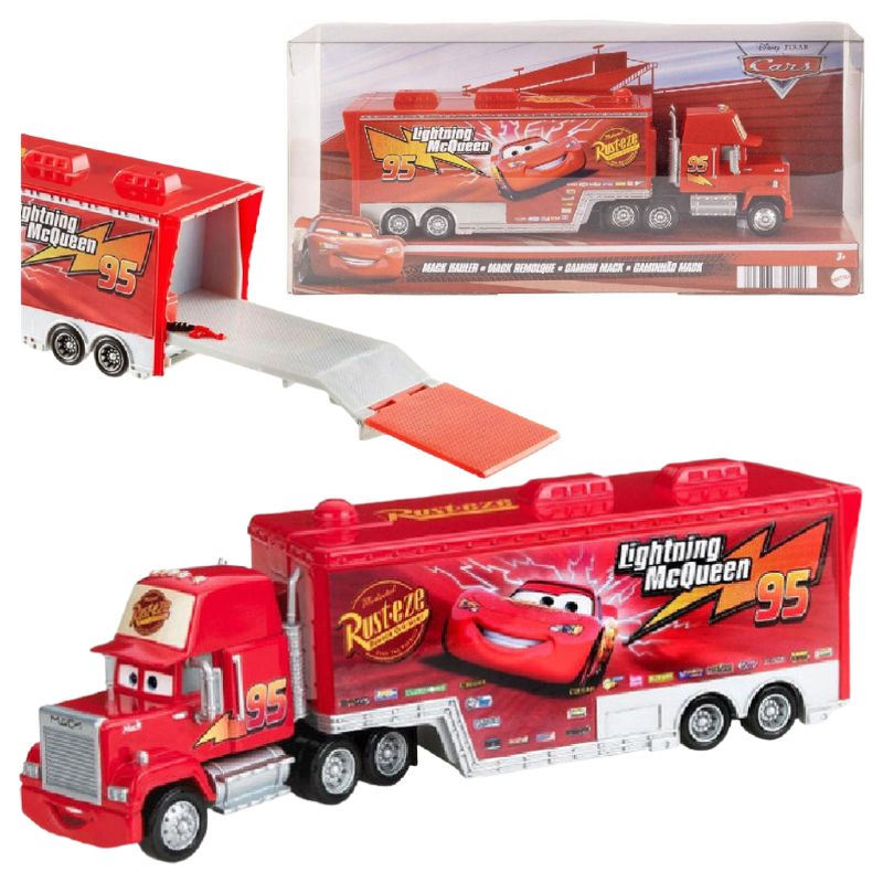 Ciężarówka Maniek Transporter Autko Pojazd Auta Cars Myjnia Garaż Serwis Mattel 3+