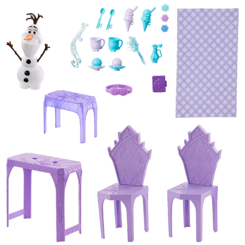 Zamek Kraina Lodu Lodowy Magiczny Pałac Elsy Olaf Akcesoria Duży Mattel JGG41
