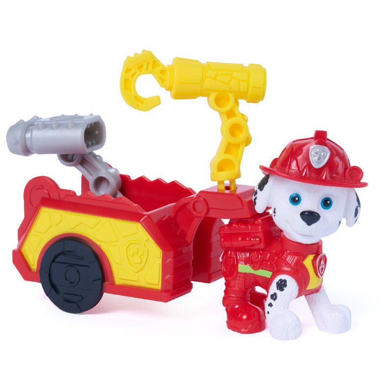 Psi Patrol I Dinozaury Dino Film Figurka Z Przyczepą + Akcesoria Marshall