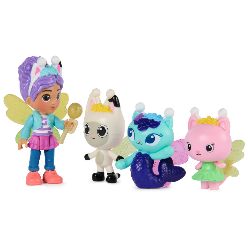 Koci Domek Gabi Wróżkolandia Figurki Zestaw Wielopak 8-Pak Prezentowy Figurek Figurka Gabi + Koty