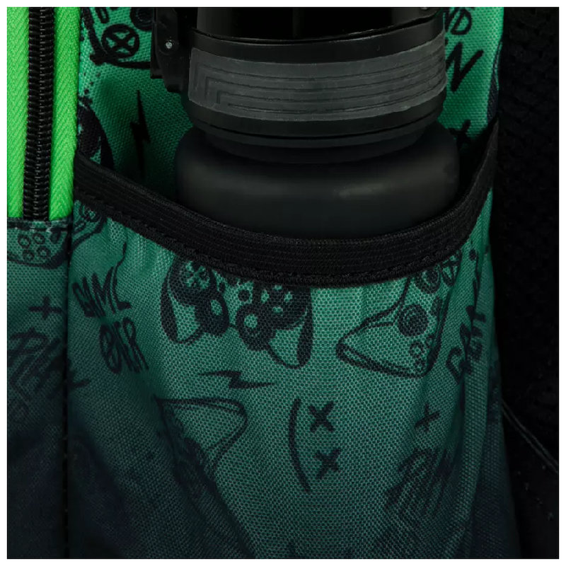 Plecak Coolpack Fast Szkolny Młodzieżowy Dla Dziecka Do Szkoły Pojemny Game Over Gradient Green