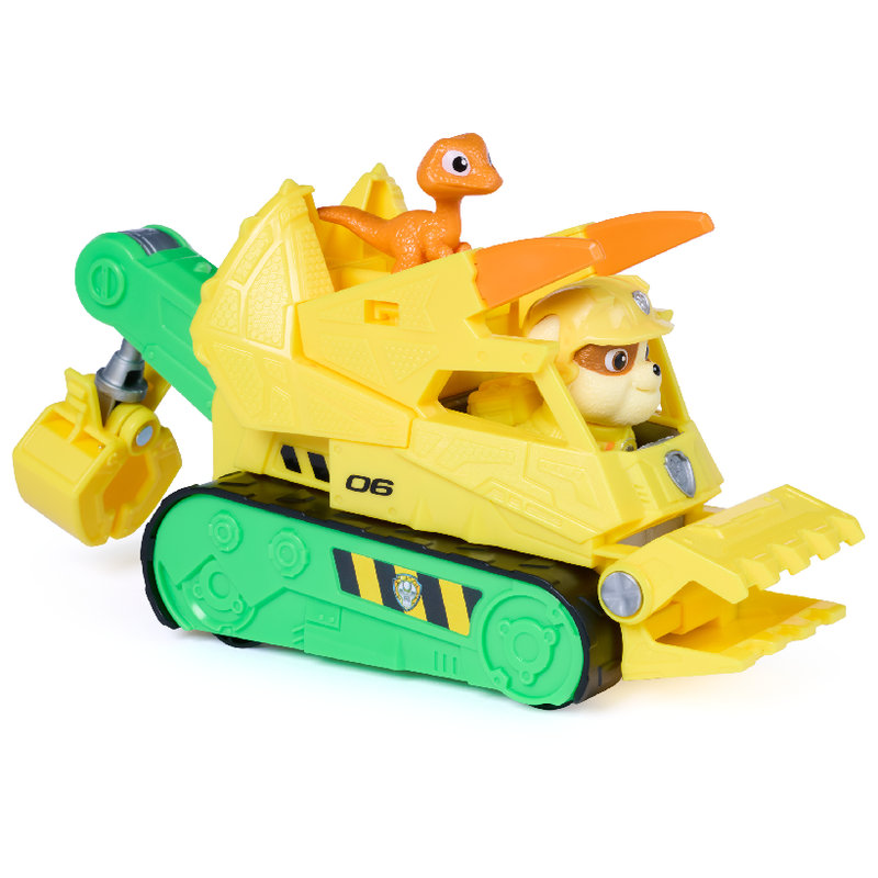Psi Patrol i Dinozaury Dino Film Pojazd Krążownik Transporter Figurka Marshall + Dinozaur