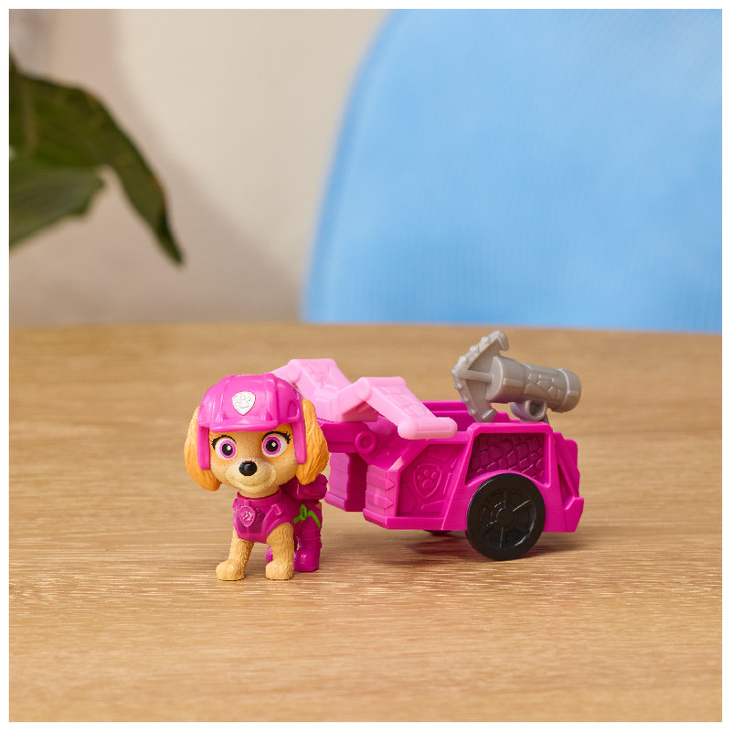 Psi Patrol I Dinozaury Dino Film Figurka Z Przyczepą + Akcesoria 