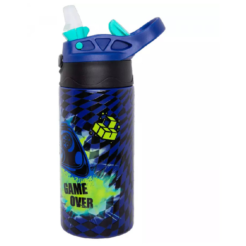 Butelka Termiczna Ze Stali Nierdzewnej Coolpack Gamer Chess 350 ML Do Szkoły Dla Dzieci
