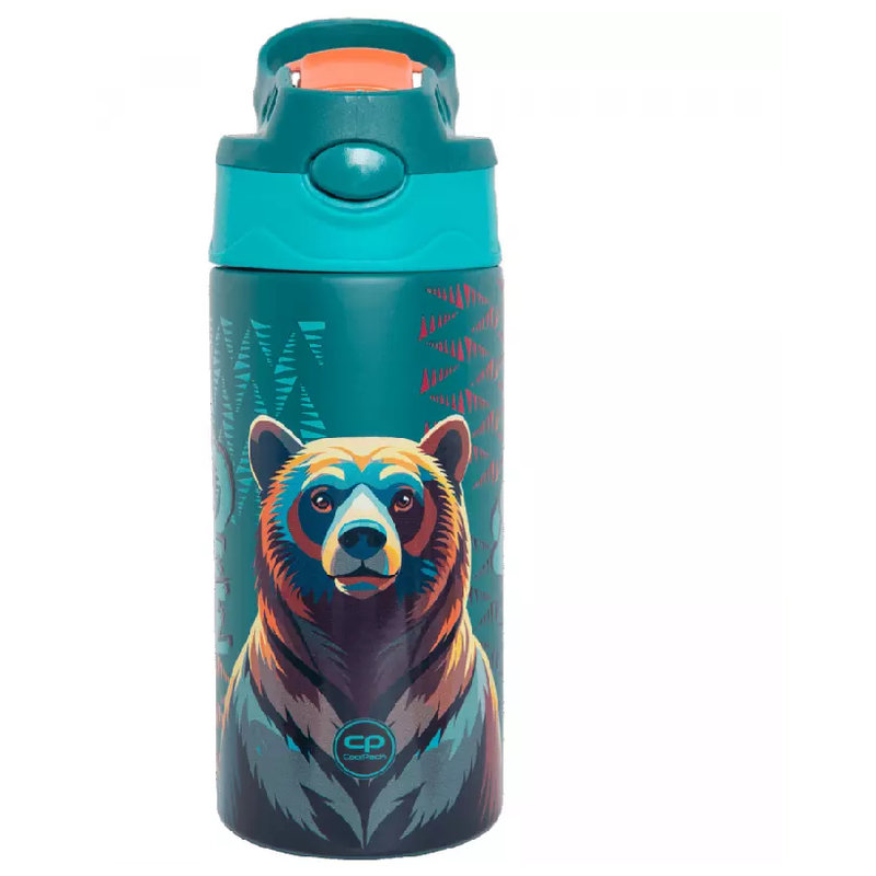Butelka Termiczna Ze Stali Nierdzewnej Coolpack Bear 350 ML Do Szkoły Dla Dzieci