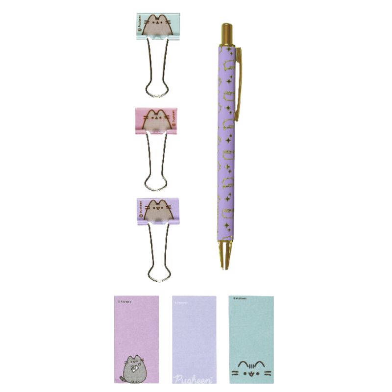 Undercover Zestaw Szkolny Prezentowy Przybory Szkolne Do Szkoły Pamiętnik Notes Zeszycik Długopis Karteczki Pusheen