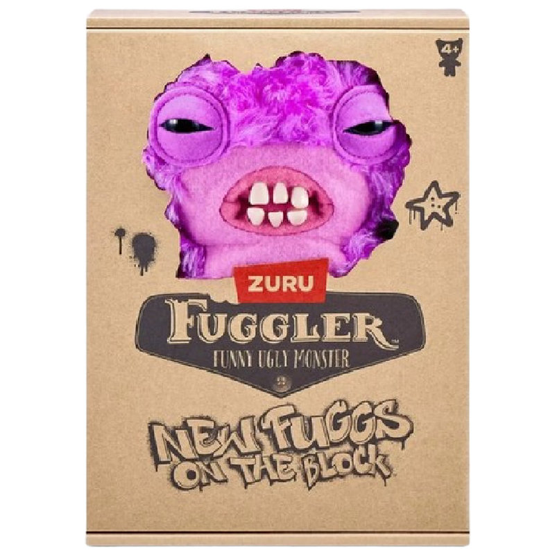Maskotka Pluszak Fuggler New Fuggs on the Block Fioletowy Przytulanka Dla Dzieci Pluszowa Zabawka Figurka