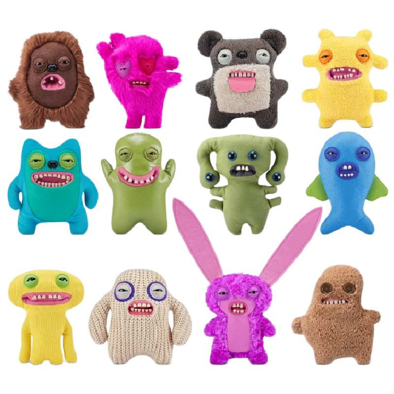 Maskotka Pluszak Zuru Fuggler New Fuggs on the Block Niebieska Przytulanka Dla Dzieci Pluszowa Zabawka Figurka