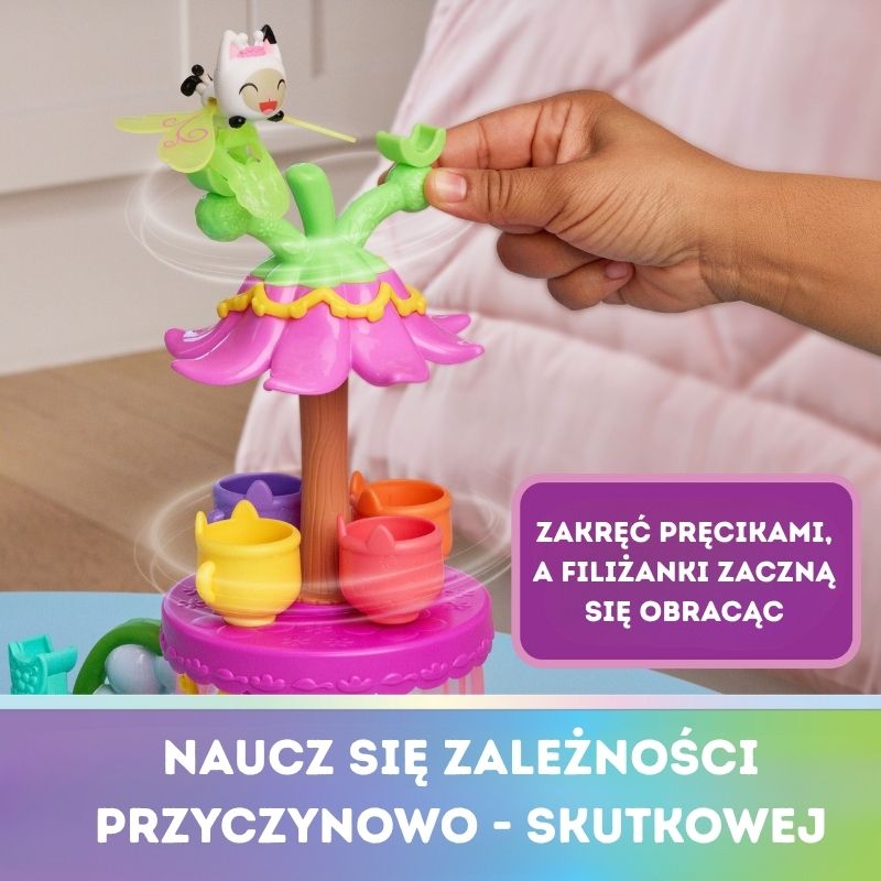 Căsuța Pisicii Gabi Petrecerea Ceaiului Wróżkolandia Set de Ceai Figurină + Accesorii