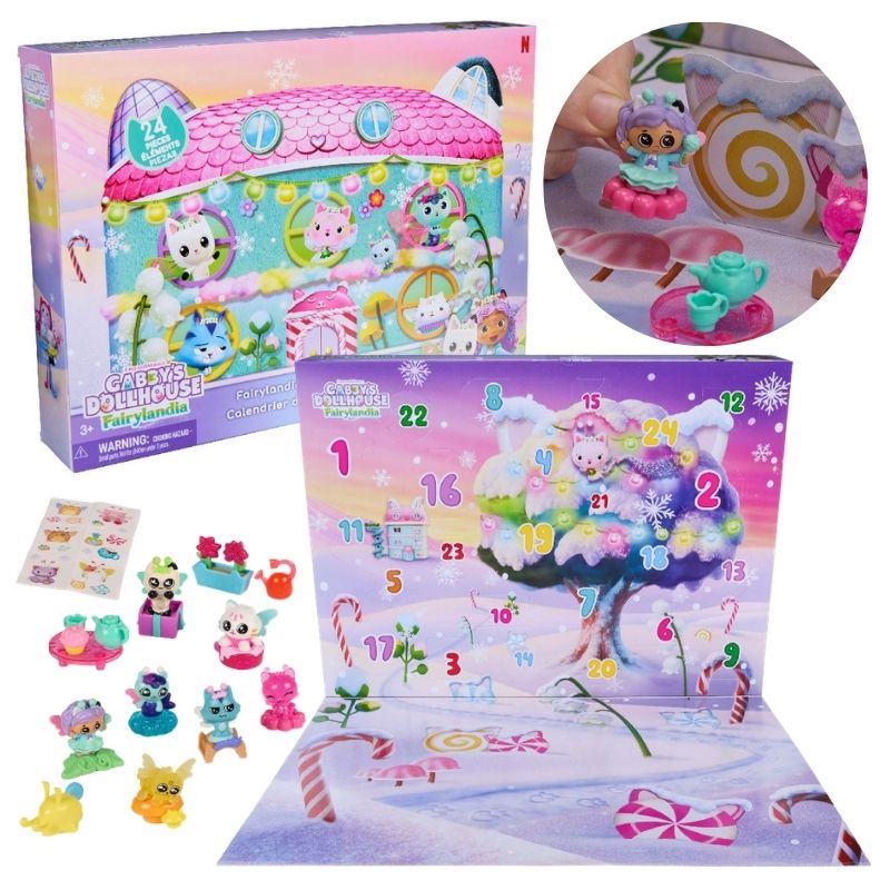 Căsuța Pisicuței Gabi Calendar Advent cu Figurine Wróżkolandia 24 Ferestre Surprize Figurine