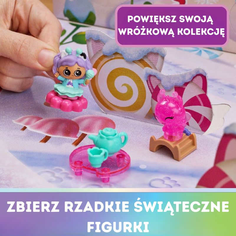Căsuța Pisicuței Gabi Calendar Advent cu Figurine Wróżkolandia 24 Ferestre Surprize Figurine