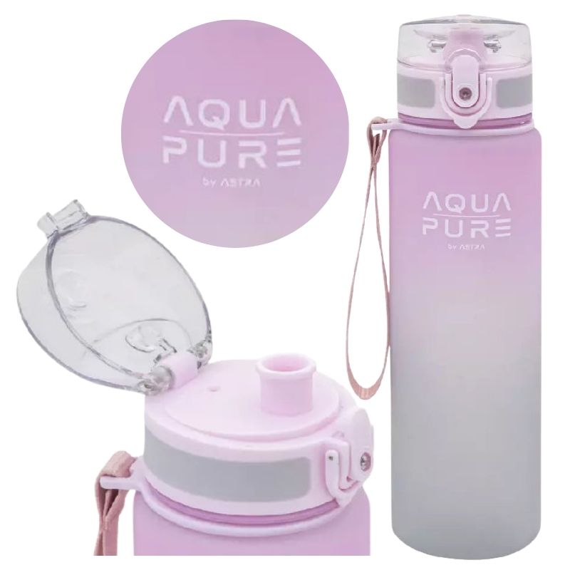 Astra Aqua Pure Bidon Pentru Apă Sticlă Mare Școlară De Antrenament Fără BPA