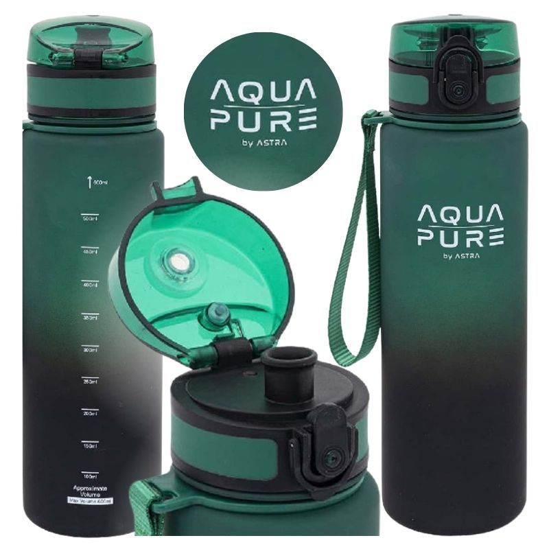 Astra Aqua Pure Bidon Na Wodę Butelka Do Picia Wody Duża Szkolna Treningowa Bez BPA