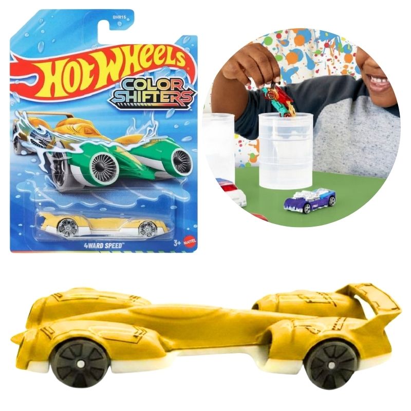 Mașinuță Hot Wheels Color Shifters Schimbare Culoare Vehicul 4Ward Speed JMK07 3+