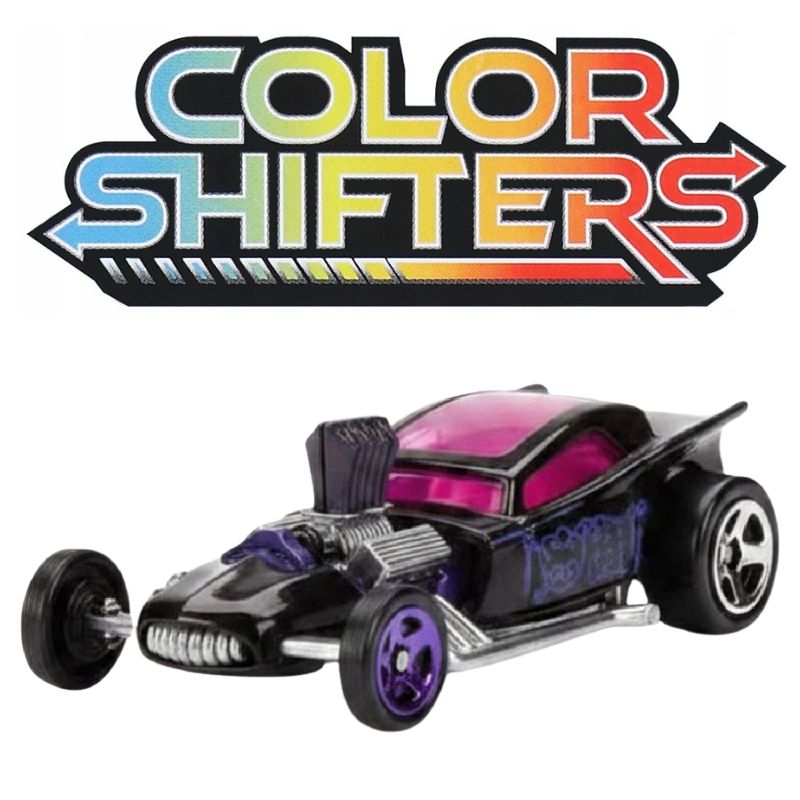 Autko Hot Wheels Zmieniające Kolor Color Shifters Samochodzik Pojazd Fangula Monster High JKP16 3+