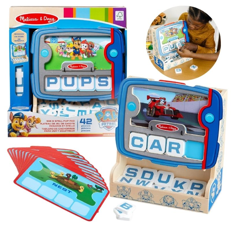 Puzzle Educațional Melissa & Doug Psi Patrol Pentru Copii Joc Din Lemn 42 Piese 4+