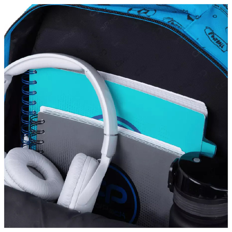 Rucsac Coolpack Fast Football 2T Gradient Blue Școlar pentru Adolescenți și Copii Spațios