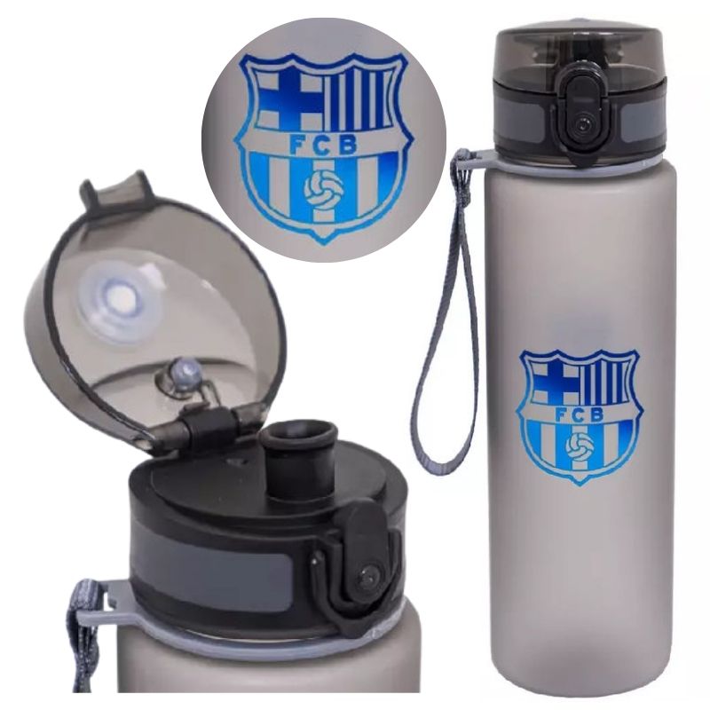 Bidon Astra 600 ml Butelka Na Wodę Z Rurką Dla Dzieci Do Szkoły Sportowa FC Barcelona