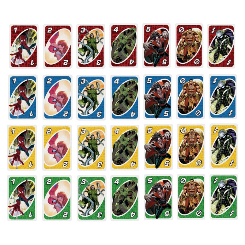 Uno Spider-Man Amazing Gra Karciana Dla Dzieci Towarzyska Rodzinna Spiderman