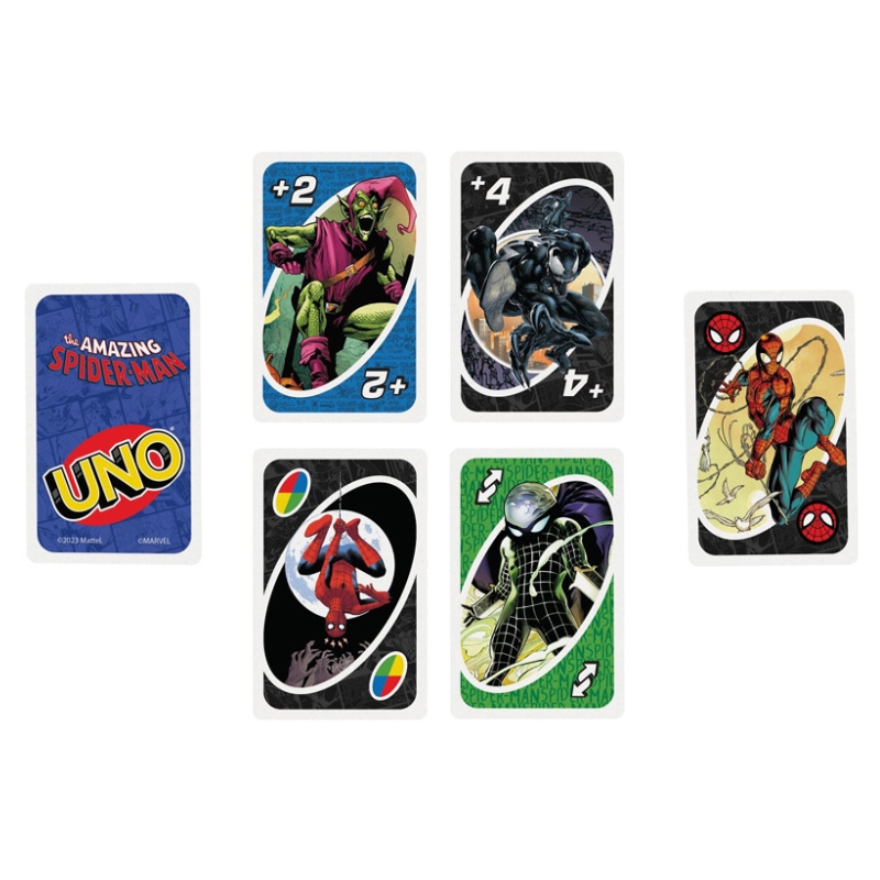 Uno Spider-Man Amazing Gra Karciana Dla Dzieci Towarzyska Rodzinna Spiderman