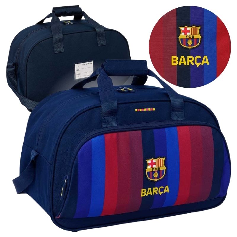 Torba Sportowa Safta Podróżna Pojemna Na Siłownię WF Basen Młodzieżowa FC Barcelona